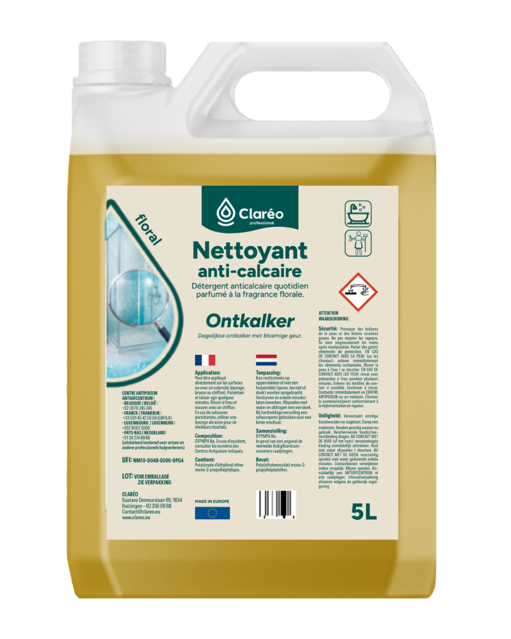 Nettoyant Anti-calcaire Floral