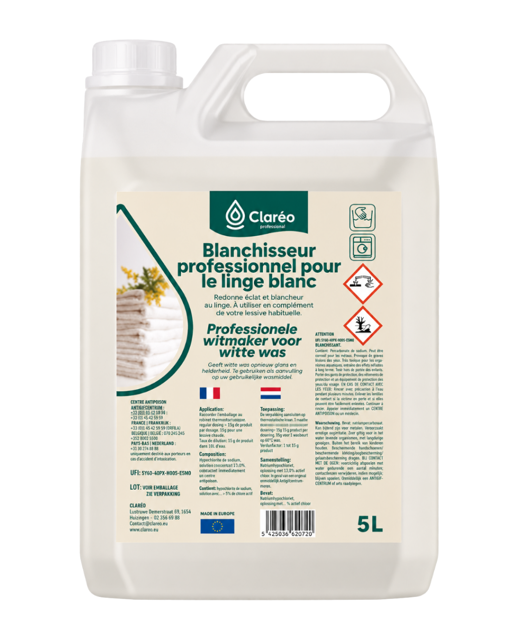Blanchisseur Linge Blanc