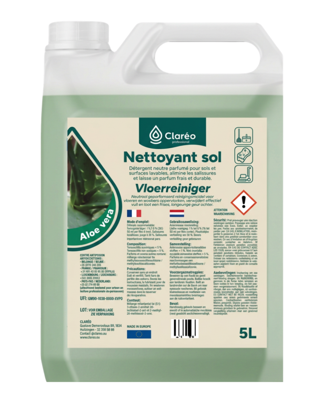 Nettoyant Sol Aloe Vera