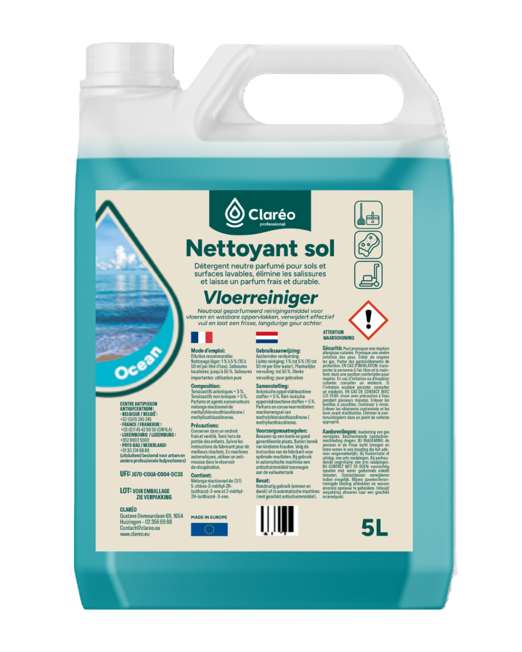 Nettoyant Sol Ocean